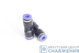 Фитинг прямой, 8х8мм, пластик БелАК АТ10334