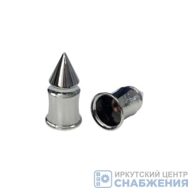 Колпачок на гайку 33мм h=112мм пластик хром DIAMOND HOPE DH-YY2117