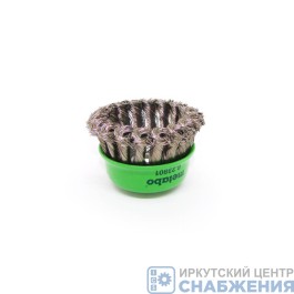 Корщетка-чашка, 70мм, гайка М14, нержавеющая стальная Метабо 623801000