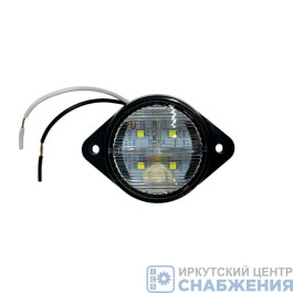 Указатель габарита белый, без кронштейна LED 85х30х61 24V (уп.10) SD-4004-3