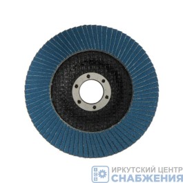 Круг наждачный лепестковый торцевой 125мм Р100 циркониевый WILLMARK 39975К