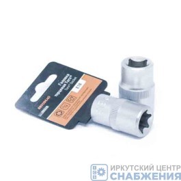 Головка торцевая 1/2" Е18 TORX АвтоДело 39318 Головка торцевая 1/2" Е18 TORX АвтоДело 39318