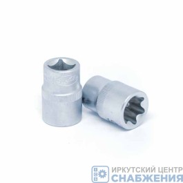 Головка торцевая 1/2" Е22 TORX АвтоДело 39322 Головка торцевая 1/2" Е22 TORX АвтоДело 39322