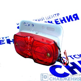 Указатель габарита красный, с кронштейном LED 102х27х51 24V (уп.2) SD-4002A-1