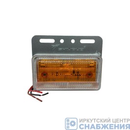 Указатель габарита желтый, с кронштейном LED 129х101х23 24V (уп.2) SD-4010A-2