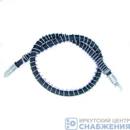 Шланг подкачки передних колес КАМАЗ 4310 L-720мм в пружине гайка10 4310-3125050