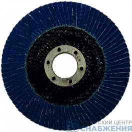 Круг наждачный лепестковый торцевой 125мм Р40 циркониевый WILLMARK 39972К