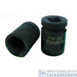 Головка торцевая ударная 6гр. 1/2" 19мм L=40мм ROCKFORCE RF-44519