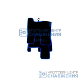 Коврики кабины МАЗ Евро ворсовые (АВС 3 коврикаМТ) (КарлайтСиний кант)