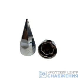 Колпачок на гайку 33мм пластик хром DIAMOND HOPE DH-YY2001