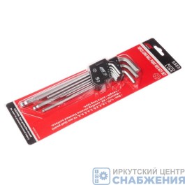 Набор шестигранников, 1.27-10 мм 10пр. экстрадлинные с шаром JTC-5353