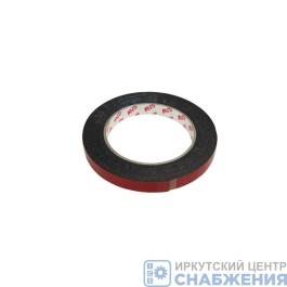 Скотч двухсторонний (15ммх5м) (черный) вспененная основа A07722S