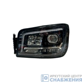 Блок-фара SHAANXI SHACMAN X3000 X5000 LED левая рестайлинг с ДХО Блок-фара SHAANXI SHACMAN X3000 X5000 LED левая рестайлинг с ДХО