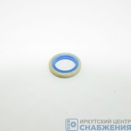 Шайба М 10 стальная с резинкой АМАЗ тип 1 синяя (уп.50) Шайба М 10 стальная с резинкой АМАЗ тип 1 синяя (уп.50)