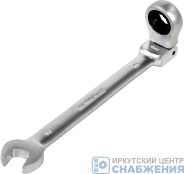 Ключ комбинированный трещоточный 21мм шарнирный АвтоДело 30221/11893