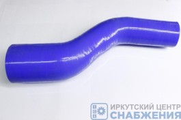 Патрубок радиатора верхний КАМАЗ 4308 (силикон, L=265, d=45/58) DCEC 4308-1303010