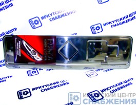 Рамка под номер, нержавеющая сталь, без надписи с широким полем АВ029