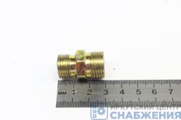 Штуцер М16х1.5 НР - 18х1.5 НР короткий КУТП-2 ЕВРО (уп.10шт) НН-077-18/16 ТОП АВТО ШШ1618/JC-116