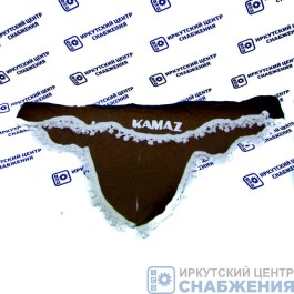 Ламбрекен "Комплект с маркой" КАМАЗ коричневый (астра) 2.2м