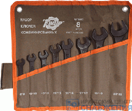 Набор ключей комбинированных, 8-22мм, 8шт, сумка ТЕХМАШ 513082