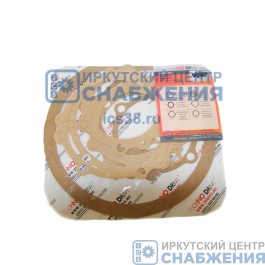 Ремкомплект прокладок редуктора (переднего,заднего,среднего) картон 6шт. УРАЛ 04-01-211/4320-2402001