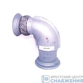 Труба приемная глушителя КАМАЗ 6520 левая с компенсатором L=132+169мм под хомут МЕТАЛЛОКОМПЕНСАТОР 000.4859.419.000 Труба приемная глушителя КАМАЗ 6520 левая с компенсатором L=132+169мм под хомут МЕТАЛЛОКОМПЕНСАТОР 000.4859.419.000