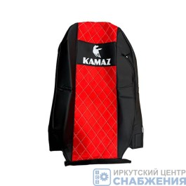 Чехол на сиденье КАМАЗ ЕВРО 2014 красный (2 ременя, 2 высоких сиденья) Жаккард №57 Чехол на сиденье КАМАЗ ЕВРО 2014 красный (2 ременя, 2 высоких сиденья) Жаккард №57