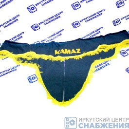 Ламбрекен "Комплект с маркой" КАМАЗ серый (астра) 2.2м