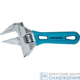 Ключ разводной, 140мм, CrV, укороченная ручка GROSS 15565