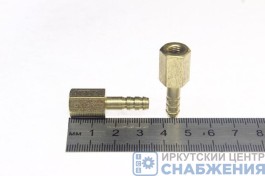 Штуцер М6х1.0 шланг 6мм ВР (уп.5)