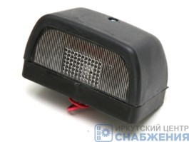 Фонарь освещения номерного знака, 24В черный "кирпич" CARMOS 119993BLACK Фонарь освещения номерного знака, 24В черный "кирпич" CARMOS 119993BLACK