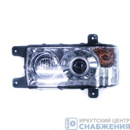 Блок-фара КАМАЗ ЕВРО-3 правая с 8 ДХО LED 31.3775-8 Блок-фара КАМАЗ ЕВРО-3 правая с 8 ДХО LED 31.3775-8