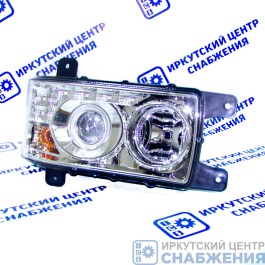 Блок-фара КАМАЗ ЕВРО-3 левая с ДХО 8 LED 311.3775-8 Блок-фара КАМАЗ ЕВРО-3 левая с ДХО 8 LED 311.3775-8