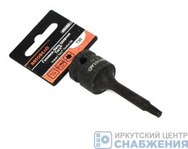 Головка торцевая со вставкой TORX T30 1/2" L-78мм УДАРНАЯ АвтоДело Головка торцевая со вставкой TORX T30 1/2" L-78мм УДАРНАЯ АвтоДело