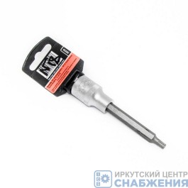 Головка торцевая 1/2", L=100мм со вставкой TORX Т27 АвтоДело Professional 39256 Головка торцевая 1/2", L=100мм со вставкой TORX Т27 АвтоДело Professional 39256