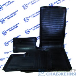 Коврики кабины КАМАЗ глубокие напольные педали (к-т из 2-х) КАМРТИ 5320-5109000-01