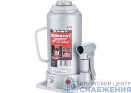 Домкрат гидравл.бутылочный, 15т, h подъема 230-460мм, MATRIX 50729