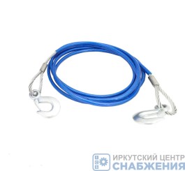 Трос буксировочный 7т 4м 12мм, 2 крюка стальной в оплетке пакет TA-TS-12 Трос буксировочный 7т 4м 12мм, 2 крюка стальной в оплетке пакет TA-TS-12