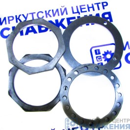 Гайка ступицы УРАЛ (к-т из 4-х, 2 шайбы, 2гайки) 4320Ф-3103000 Гайка ступицы УРАЛ (к-т из 4-х, 2 шайбы, 2гайки) 4320Ф-3103000