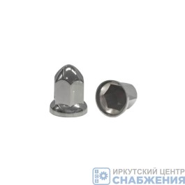 Колпачок на гайку 33мм h=62мм пластик хром DIAMOND HOPE DH-YY11172