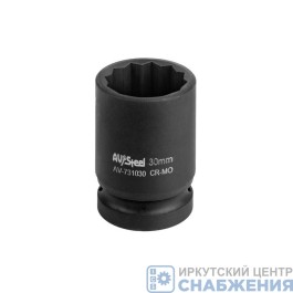 Головка ударная 12гр. 3/4" 30мм AV Steel AV-731030 Головка ударная 12гр. 3/4" 30мм AV Steel AV-731030