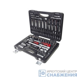 Набор торцевых головок и вставок 6гр. 1/2" 1/4", пластиковый кейс 110пр. JTC-H110B-B72