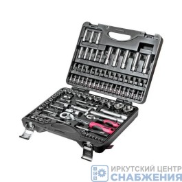 Набор торцевых головок и вставок 6гр. 1/2" 1/4", пластиковый кейс 96пр. JTC-H096B