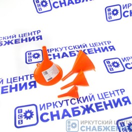 Набор воронок для бензина и масла 4шт 50мм, 75мм, 100мм, 120мм, пластик PRESSOL 02360