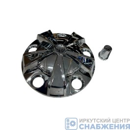 Заглушка переднего моста R-22.5 пластик хром (к-т 2шт) DIAMOND HOPE DH-YY11285