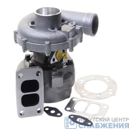 Турбокомпрессор КАМАЗ ЕВРО-2, 3 7С-6 левый (ан. К27(2075554003), S2B-31448) (4/6 шп.) MEGAPOWER 110-14-025