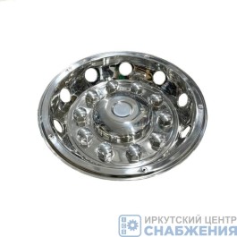Колпак колеса задний R-22,5 нержавейка (к-т 2 шт) DIAMOND HOPE DH-22504