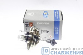 Лампа H4 12V 60/55W P45 КЭП круглый цоколь (уп.10) 6082