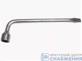 Ключ баллонный *19 L-300 цинк с лопаткой КЗСМИ 11618/53310210 Ключ баллонный *19 L-300 цинк с лопаткой КЗСМИ 11618/53310210