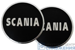 Эмблема на колпак колеса SCANIA пластик к-т 2шт, АТ9225